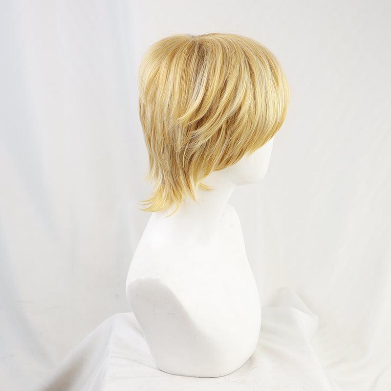 Attack on Titan Almin Cos Wig Yellow Short Hair Style - CrazeCosplay