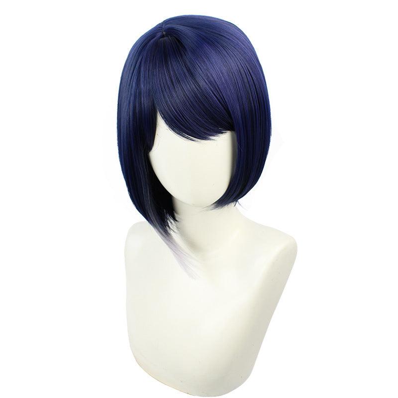 Genshin Impact Kujou Sara Blue Cosplay Wig - CrazeCosplay