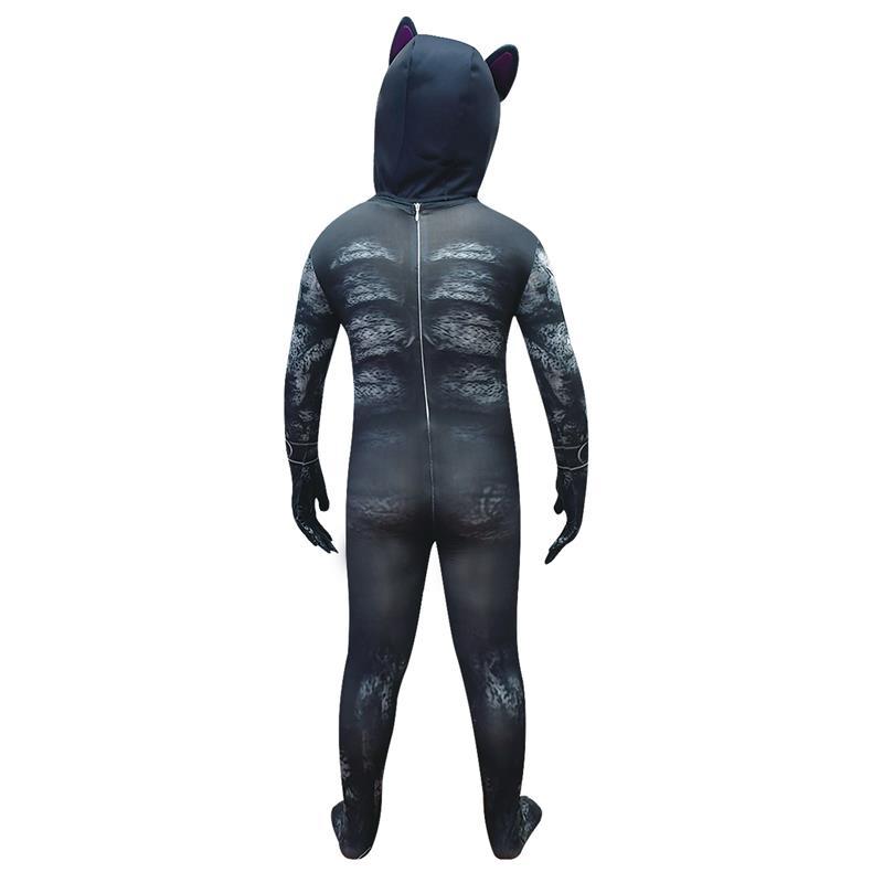 Cartoon Cat Costume Halloween Suit Cosplay Jumpsuit Kids Child - CrazeCosplay