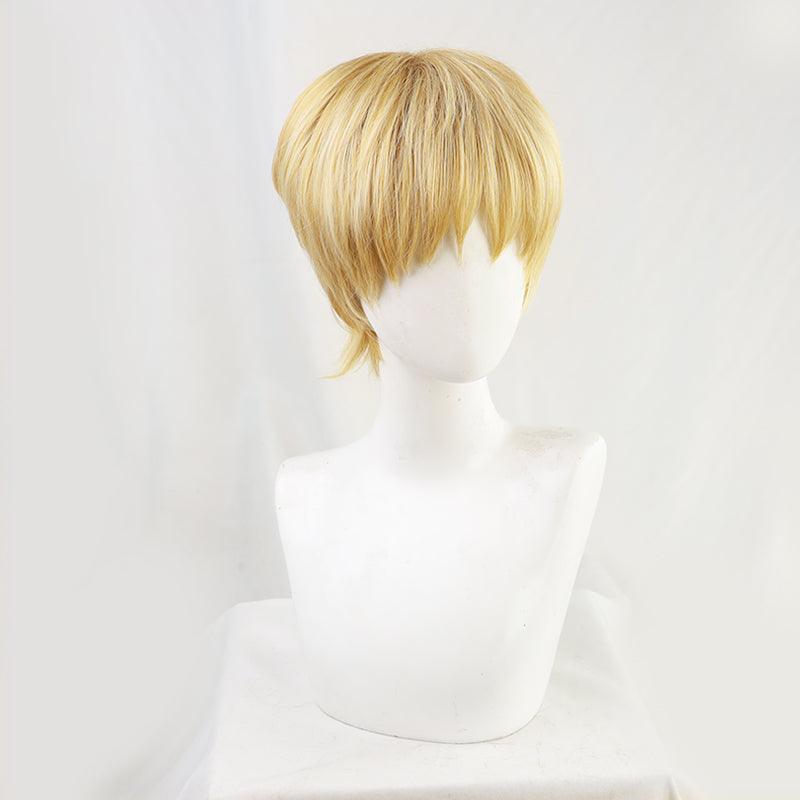 Attack on Titan Almin Cos Wig Yellow Short Hair Style - CrazeCosplay