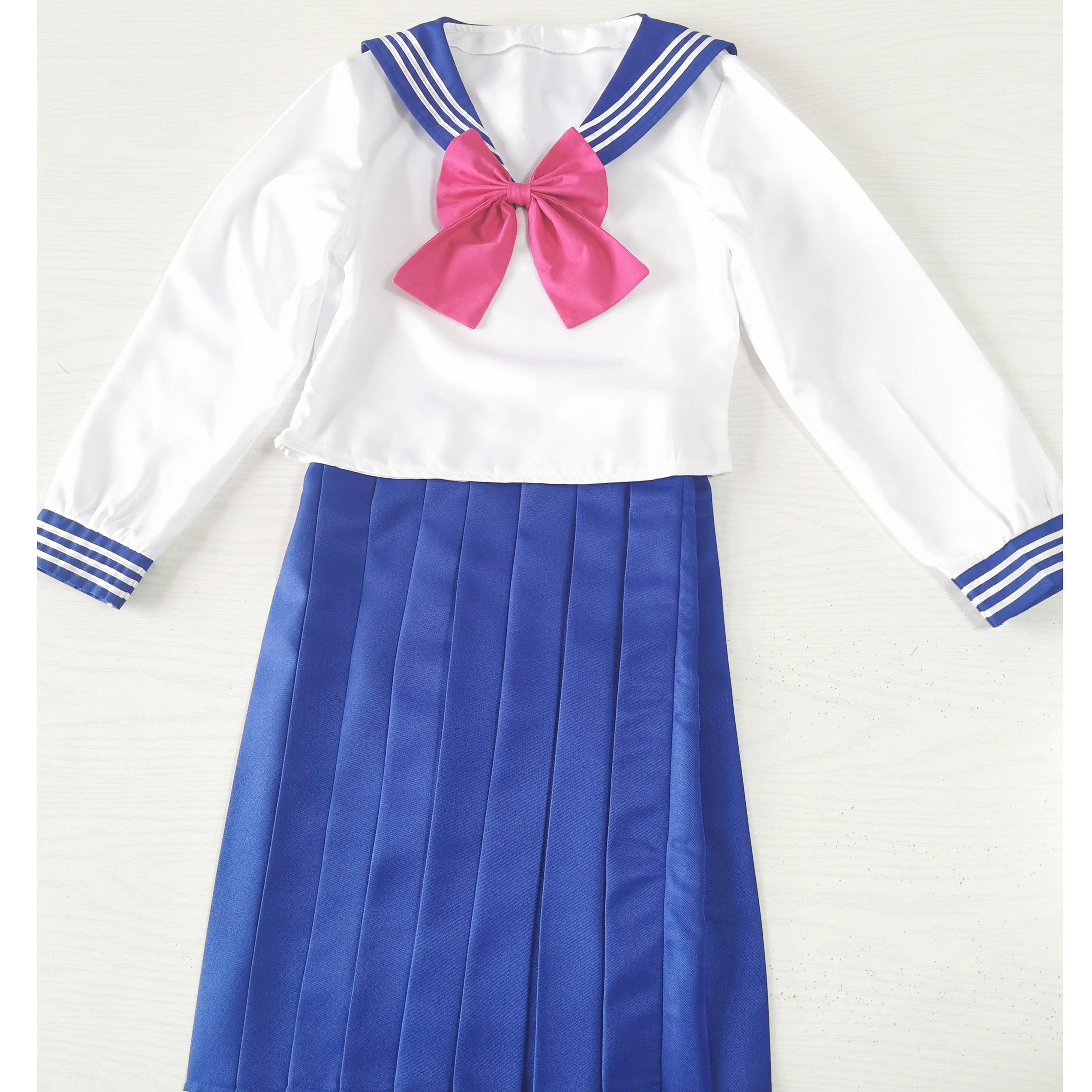 Sailor Moon Tsukino Usagi School Uniform Cosplay Costume - CrazeCosplay