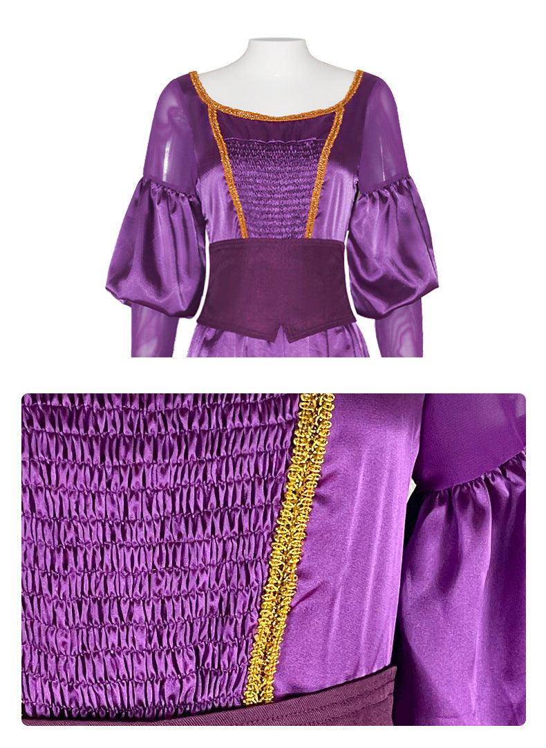 Movie The Little Mermaid Ariel Purple Dress Cosplay Costume
