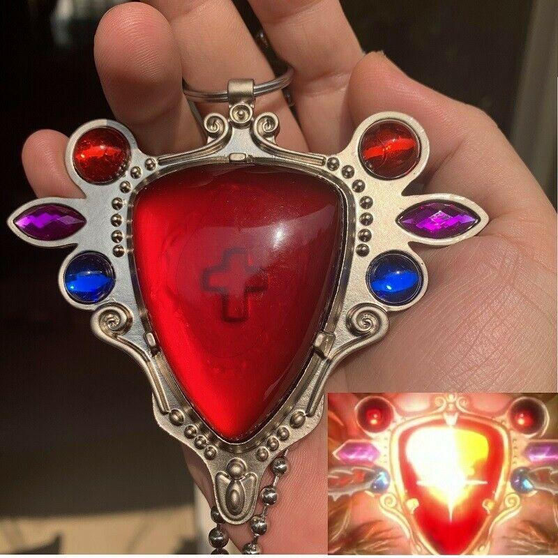 JoJo's Bizarre Adventure: Battle Tendency Red Stone of Aja Necklace Cosplay Accessory Prop - CrazeCosplay