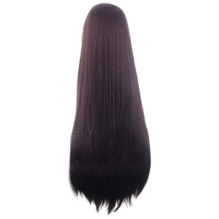 Genshin Impact Amber Cosplay Wig Dark Brown Long Straight Hair - CrazeCosplay