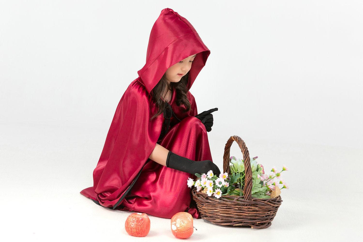 Little Red Riding Hood Costume Halloween Cosplay Dress Family Outfit - CrazeCosplay