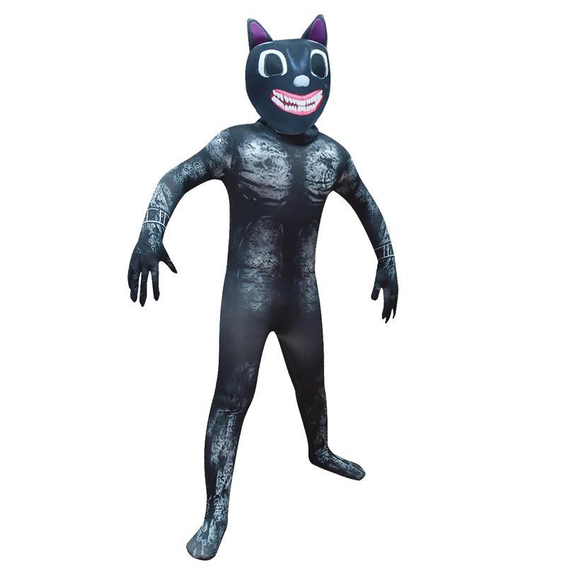 Cartoon Cat Costume Halloween Suit Cosplay Jumpsuit Kids Child - CrazeCosplay