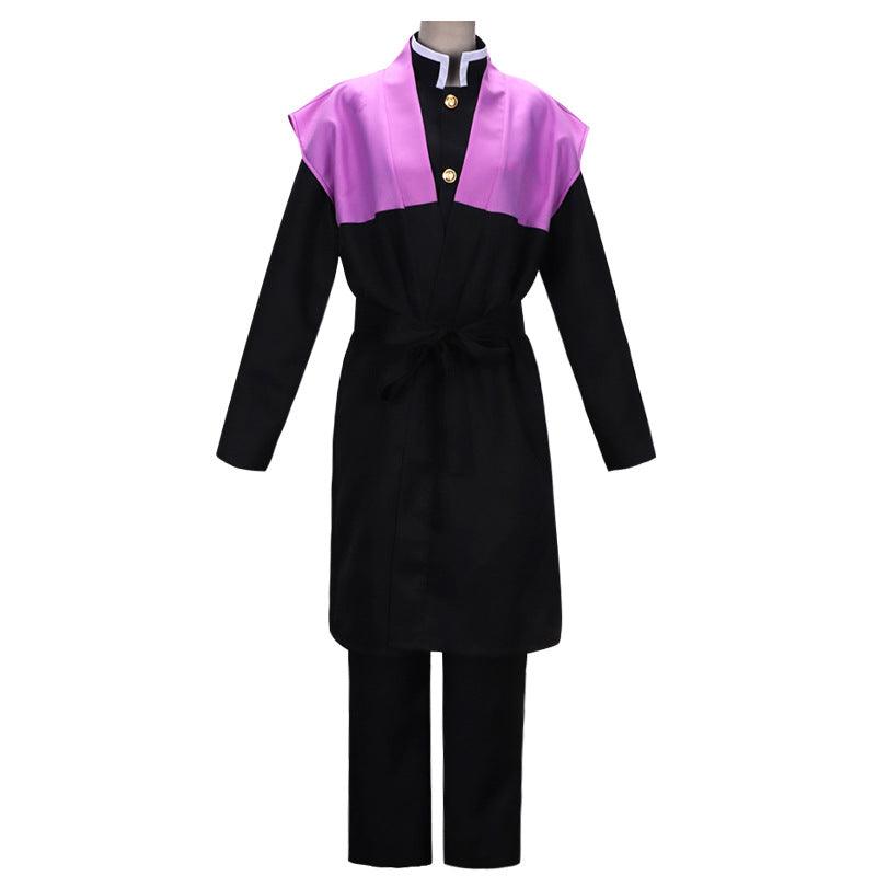 Demon Slayer Kimetsu No Yaiba Genya Shinazugawa Cosplay Costume Halloween Suit - CrazeCosplay