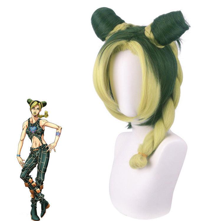 Jolyne Cujoh Yellow Cosplay Wig - CrazeCosplay