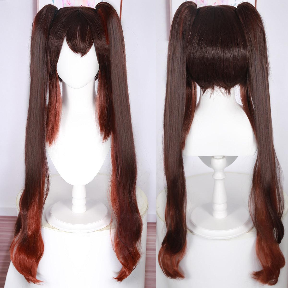 Genshin Impact Hu Tao Brown Cosplay Wig - CrazeCosplay