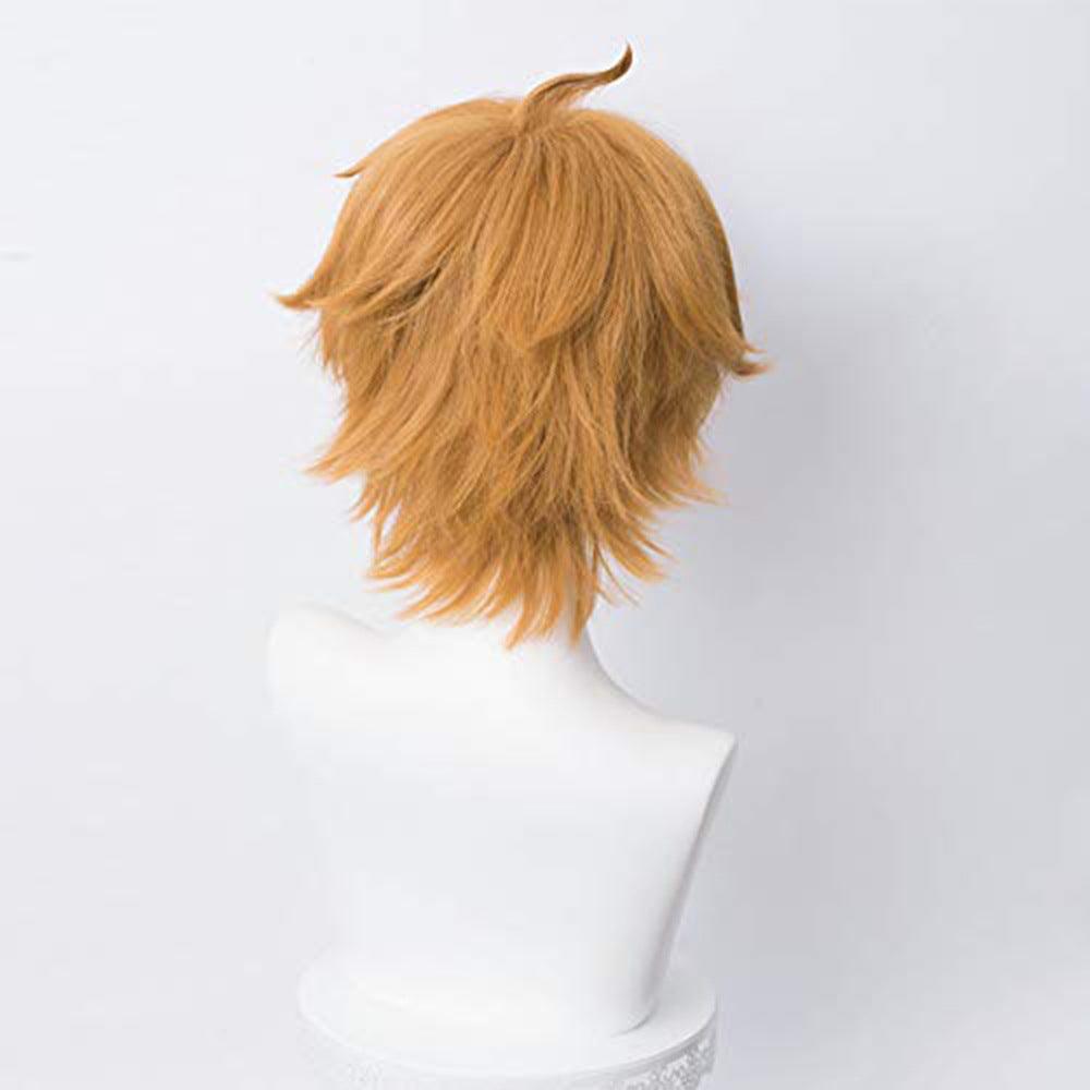 Genshin Impact Tartaglia Brown Short Cosplay Wig - CrazeCosplay