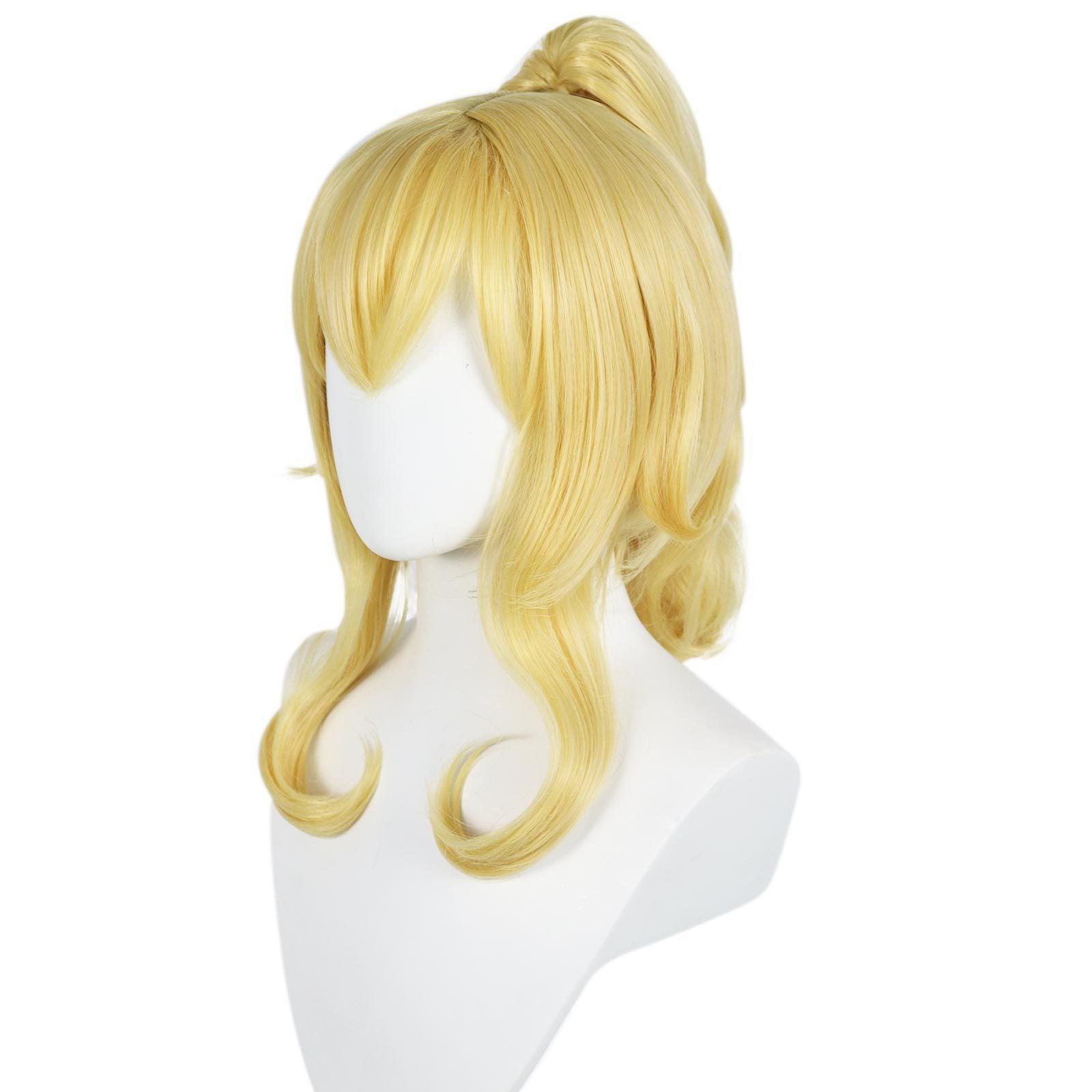 Genshin Impact Jean Qin Wig Blonde Ponytail Cosplay Wig - CrazeCosplay