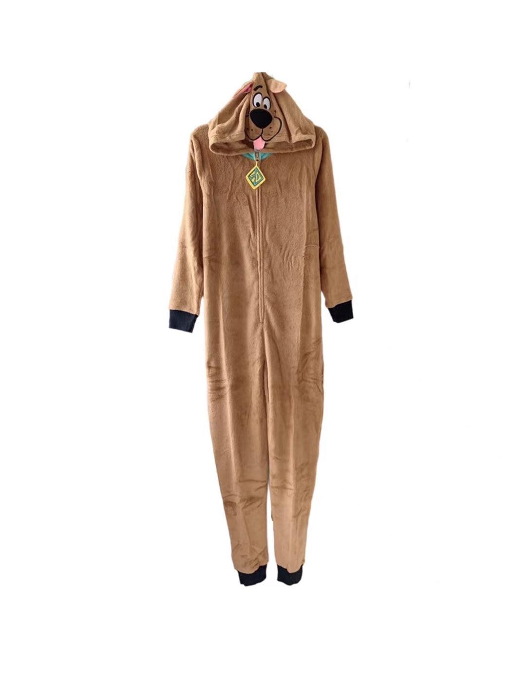 Scooby Doo Pajamas Halloween Onesie for Adults Womens Mens - CrazeCosplay