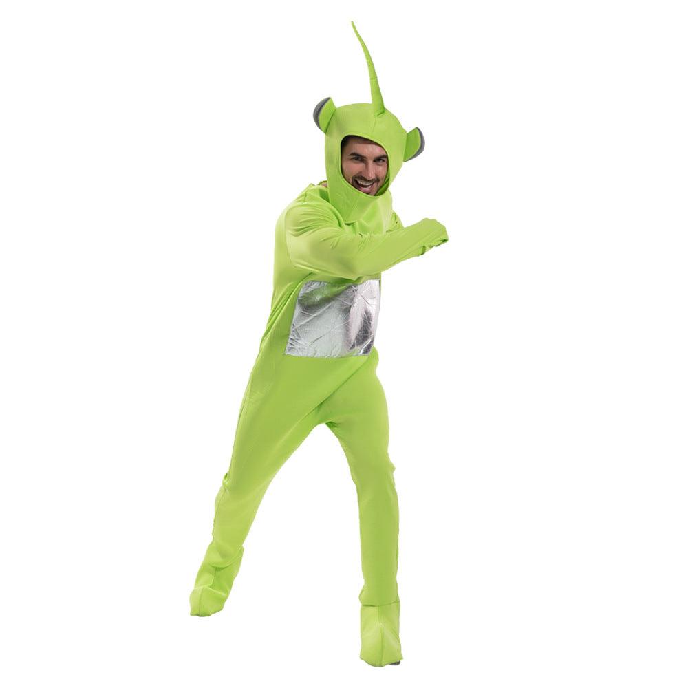 Dipsy Teletubbies Costume Green Teletubby Halloween Suit Full Set for