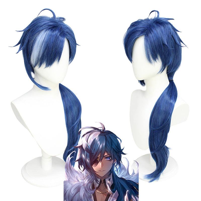 Genshin Impact Kaeya Blue Cosplay Wig - CrazeCosplay