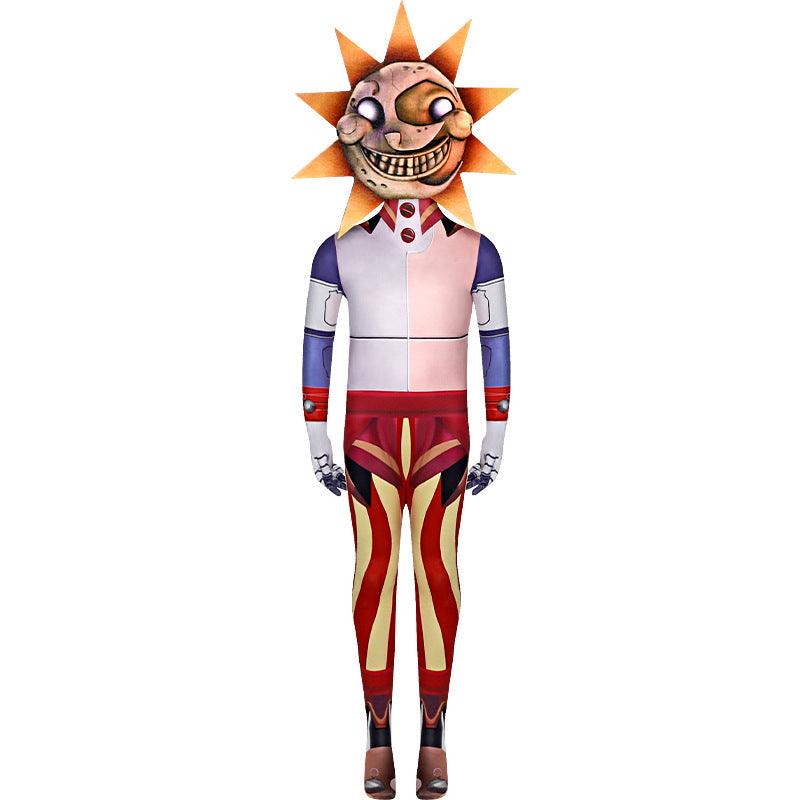 Sundrop Costume Fnaf Halloween Suit Cosplay Jumpsuit for Adults Kids - CrazeCosplay