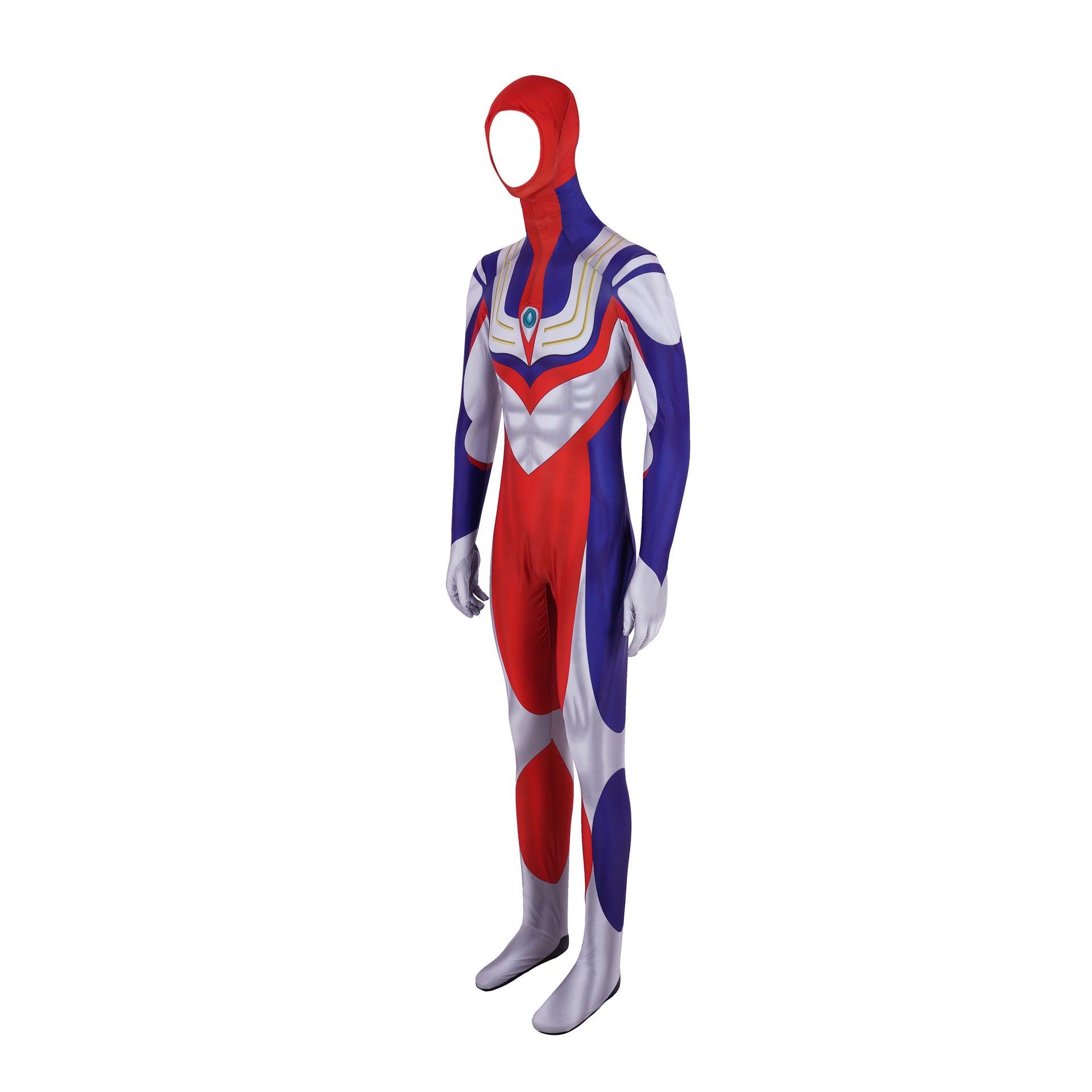 Ultraman Tiga Cosplay Costume Ultraman Suit Adults Kids Superhero Halloween Zentai Bodysuit - CrazeCosplay