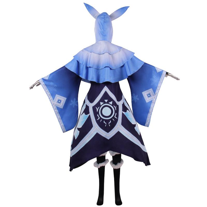 Genshin Impact Cryo Abyss Mages Cosplay Costume - CrazeCosplay