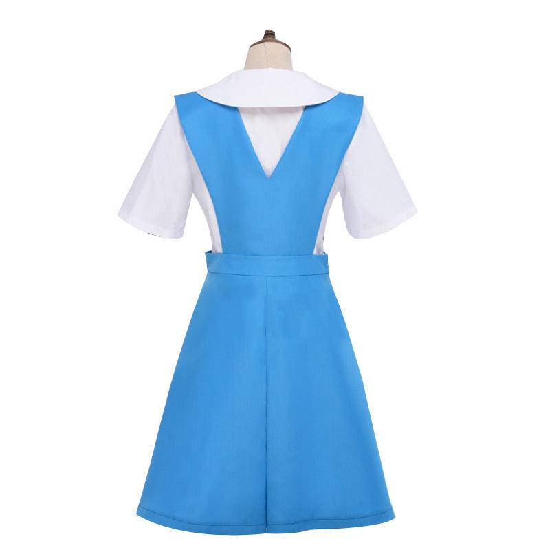 Evangelion Asuka School Uniform Cosplay Costume