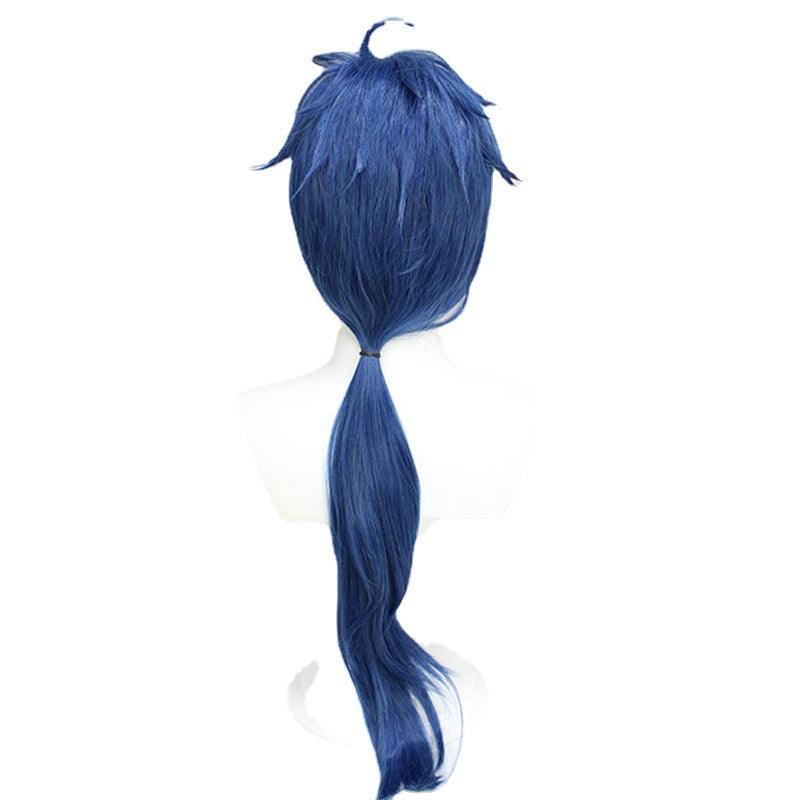 Genshin Impact Kaeya Blue Cosplay Wig - CrazeCosplay