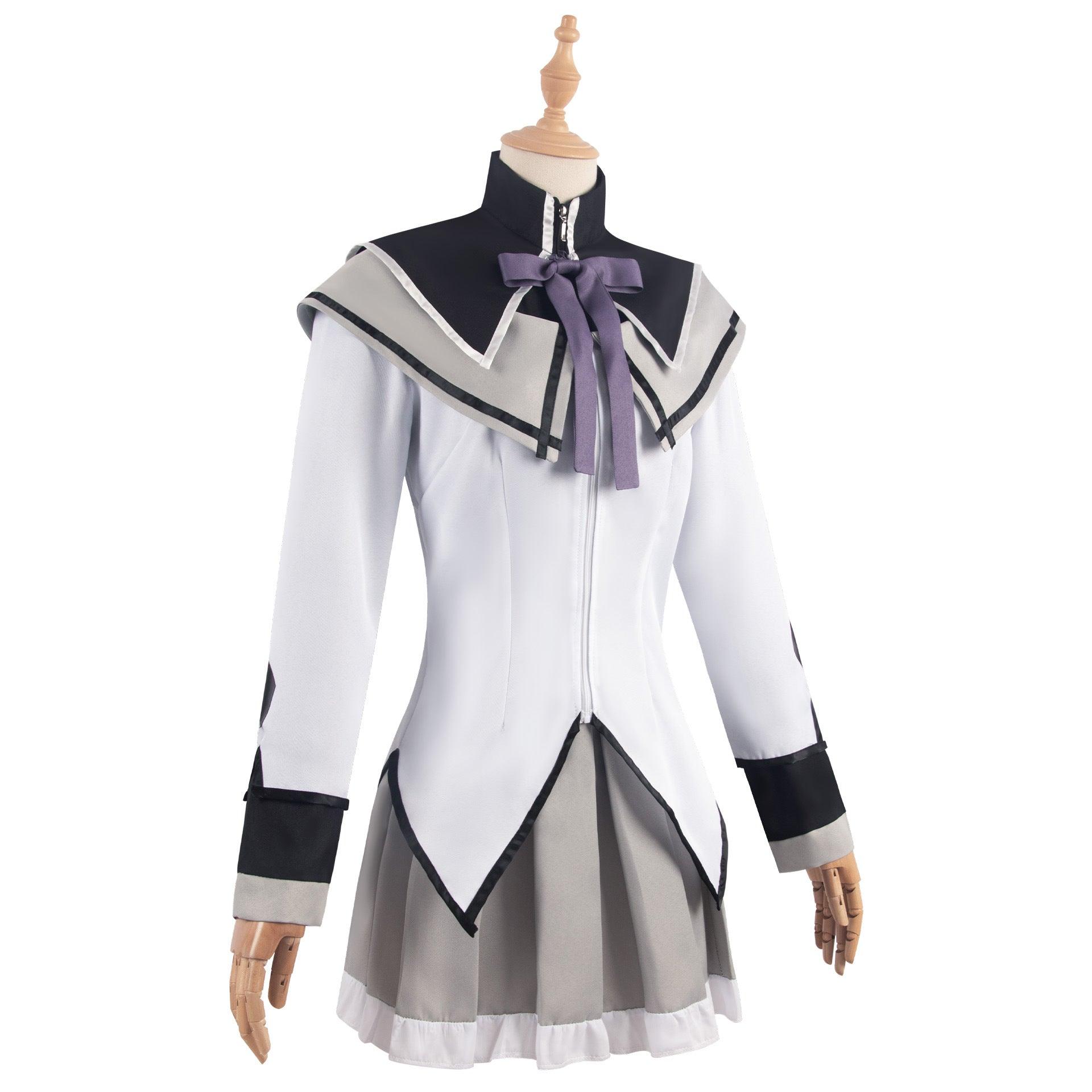 Puella Magi Madoka Magica Homura Akemi Cosplay Costume Dress