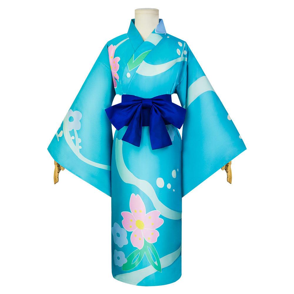 Hashibira Inosuke Kimono Outfit Cosplay Costume