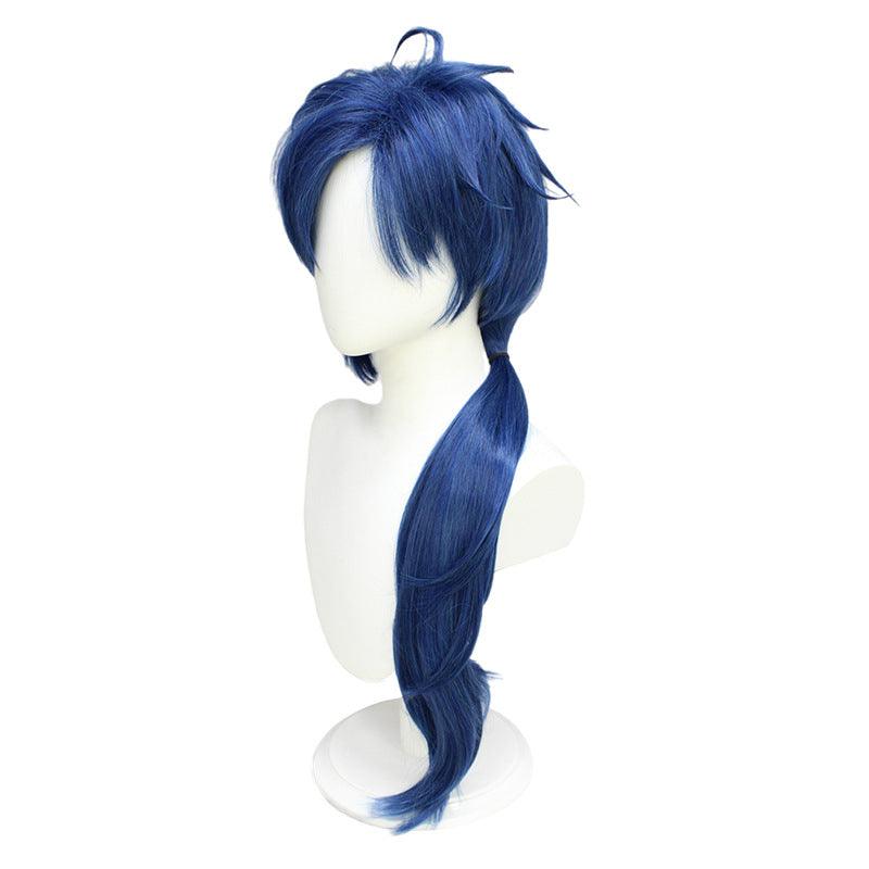 Genshin Impact Kaeya Blue Cosplay Wig - CrazeCosplay