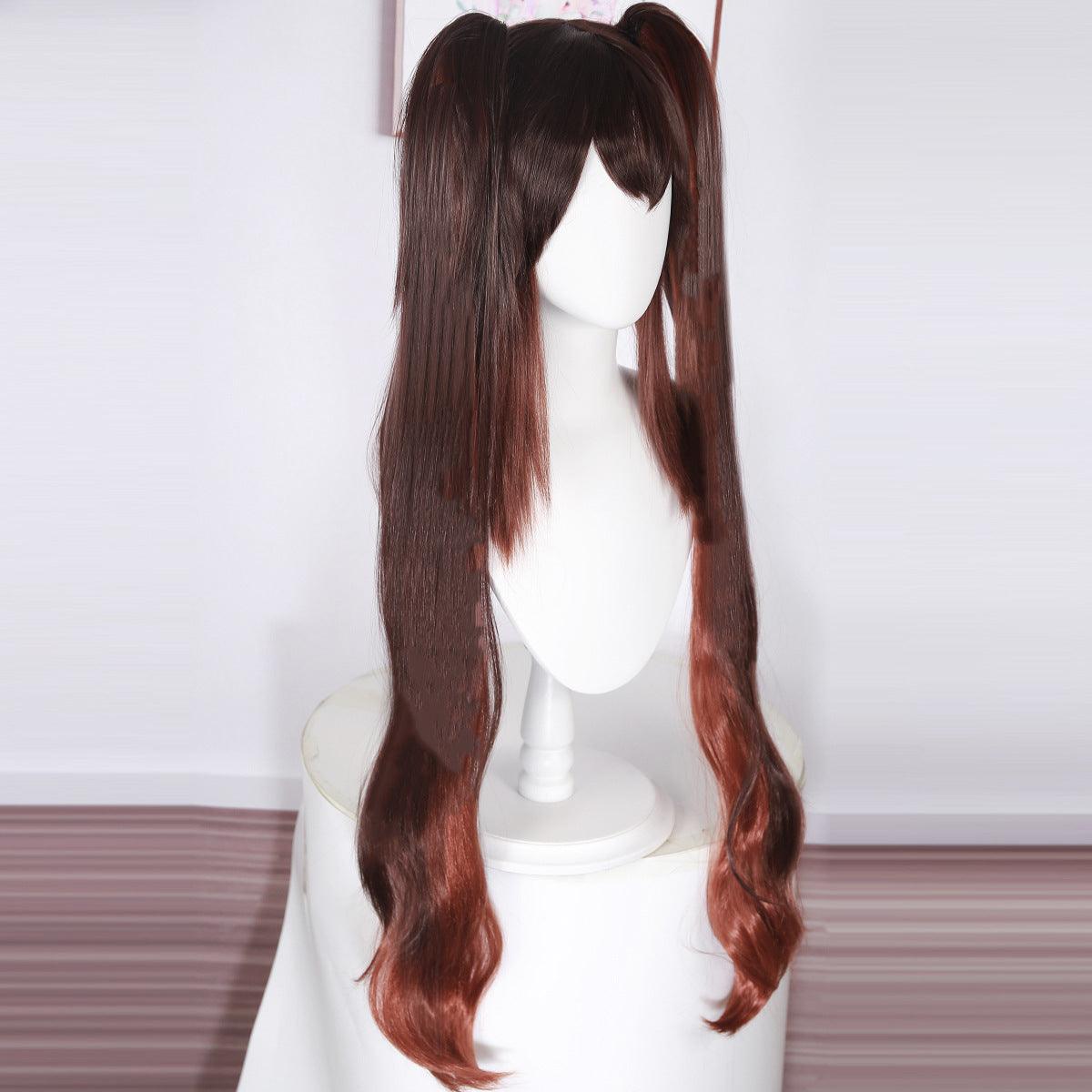 Genshin Impact Hu Tao Brown Cosplay Wig - CrazeCosplay