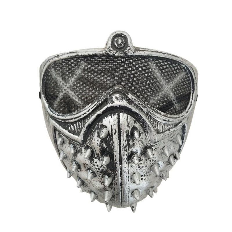 Punk Rivet Mask Party Devil Cosplay Masks Masquerade Half Face Props Cosplay Mask for Halloween Party - CrazeCosplay