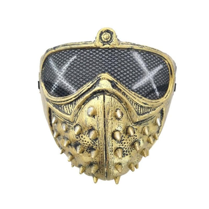 Punk Rivet Mask Party Devil Cosplay Masks Masquerade Half Face Props Cosplay Mask for Halloween Party - CrazeCosplay