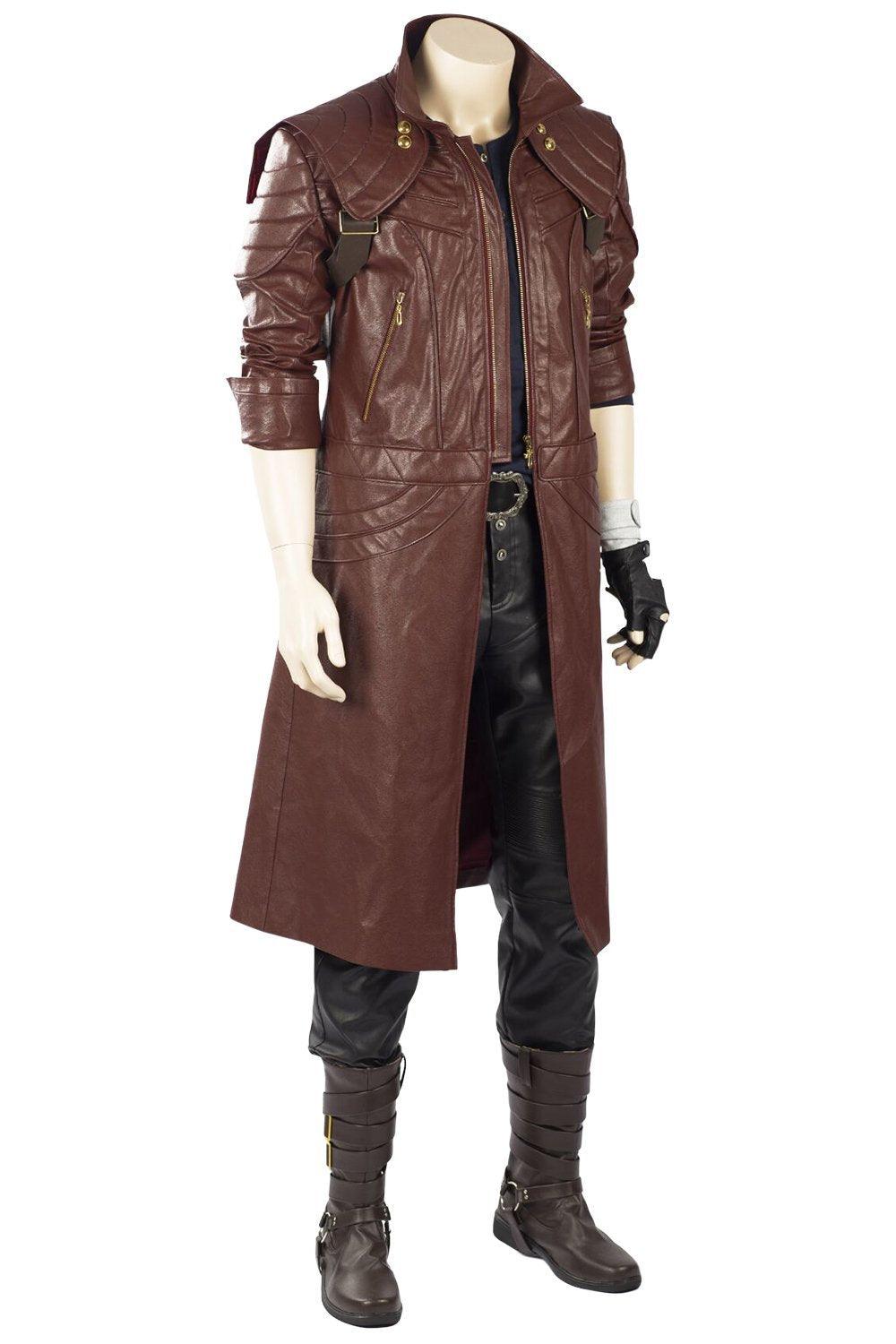 Dmc Devil May Cry 5 V Dante Outfit Trenchcoat Cosplay Costume - CrazeCosplay