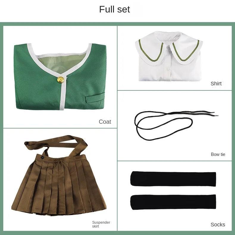 Danganronpa Chihiro Fujisaki Women Uniform Outfit Halloween Carnival Costumeosplay Costume