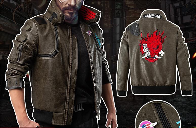 cyberpunk jacket Cyberpunk 2077 Samurai Jacket male cyberpunk jacket H