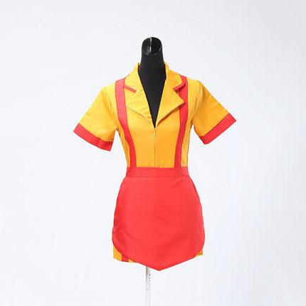 2 Broke Girls Max Caroline Waiter Uniform Dress Costume Cosplay - CrazeCosplay