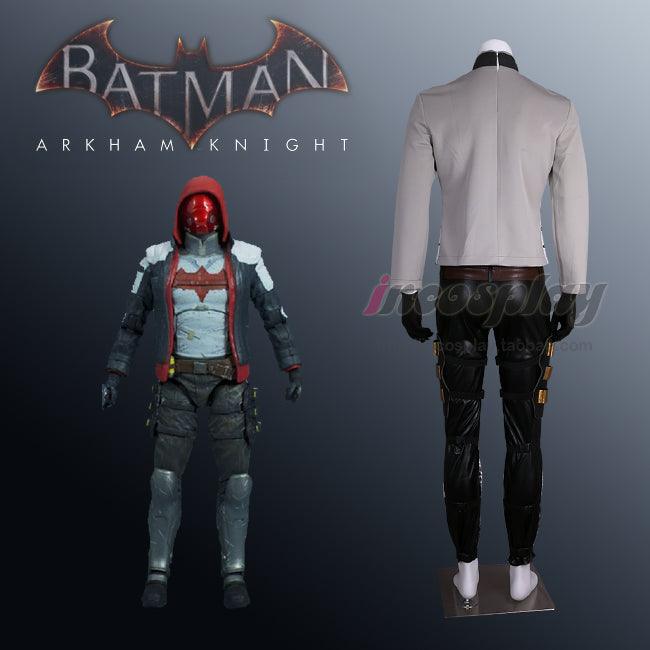 Red Hood Arkham Knight Cosplay Costume Halloween Suit - CrazeCosplay