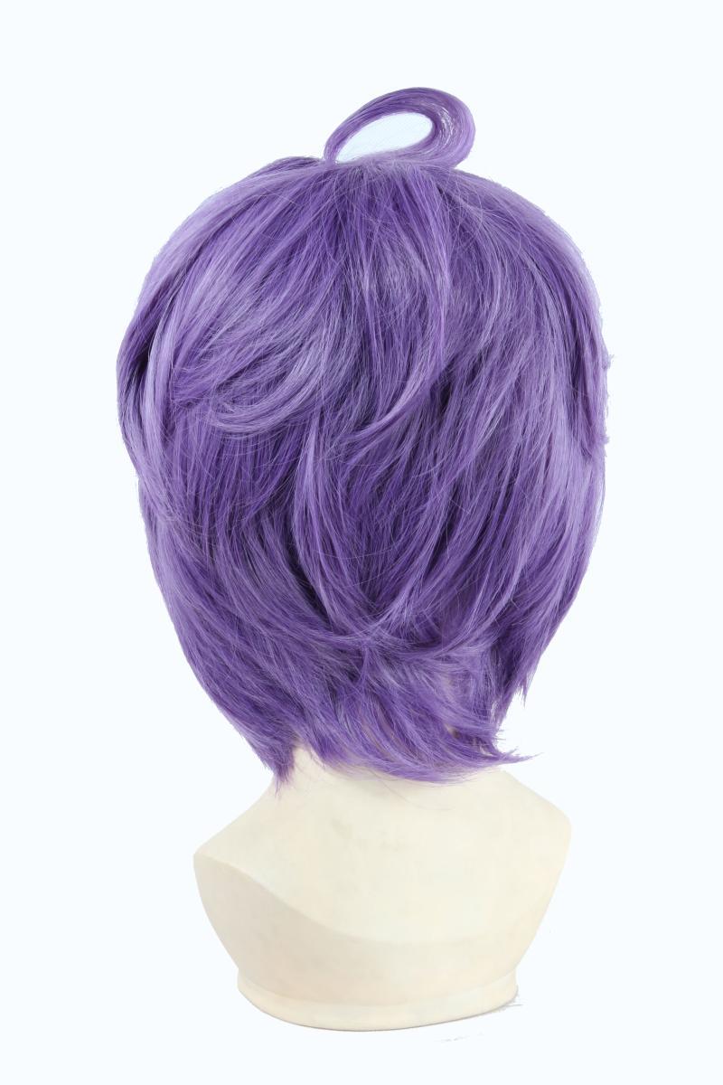 Touken Ranbu Kasen Kanesada Purple Short Cosplay Wig