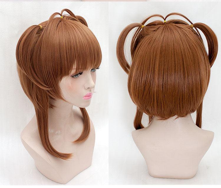 Cardcaptor Sakura: Clear Card Sakura Kinomoto Brown Cosplay Wig - CrazeCosplay