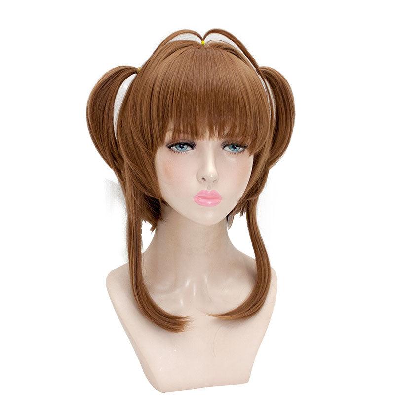 Cardcaptor Sakura: Clear Card Sakura Kinomoto Brown Cosplay Wig - CrazeCosplay