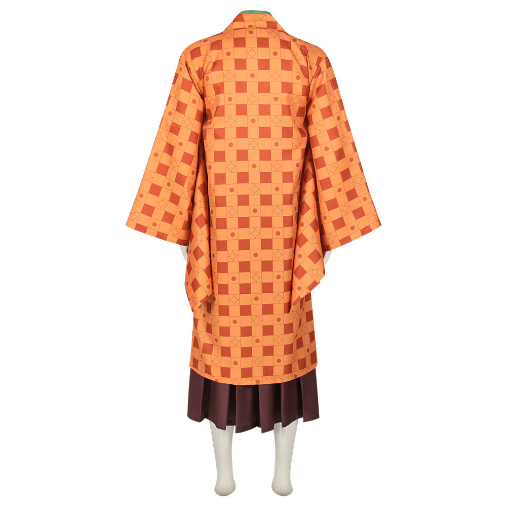 Anime Kamado Tanjirou Kimono Halloween Cosplay Costume