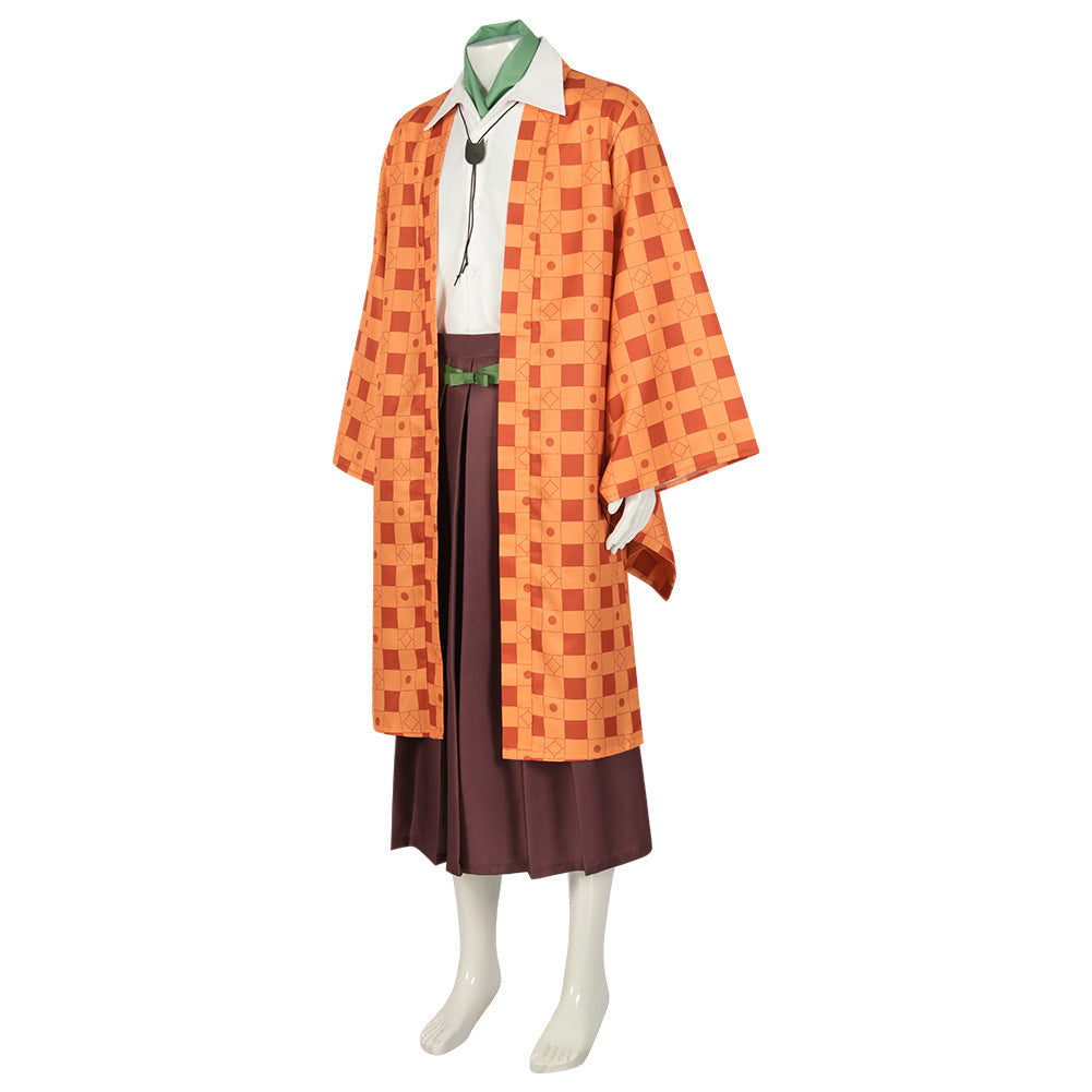 Anime Kamado Tanjirou Kimono Halloween Cosplay Costume