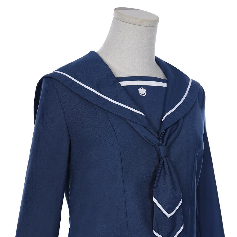 Houkago Teibou Nisshi Diary Of Our Days At The Breakwater Hina Tsurugi Jk Uniform Sailor Suit Cosplay Costume - CrazeCosplay