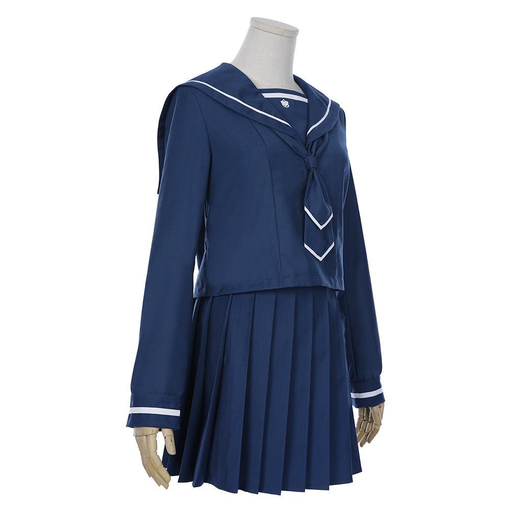 Houkago Teibou Nisshi Diary Of Our Days At The Breakwater Hina Tsurugi Jk Uniform Sailor Suit Cosplay Costume - CrazeCosplay