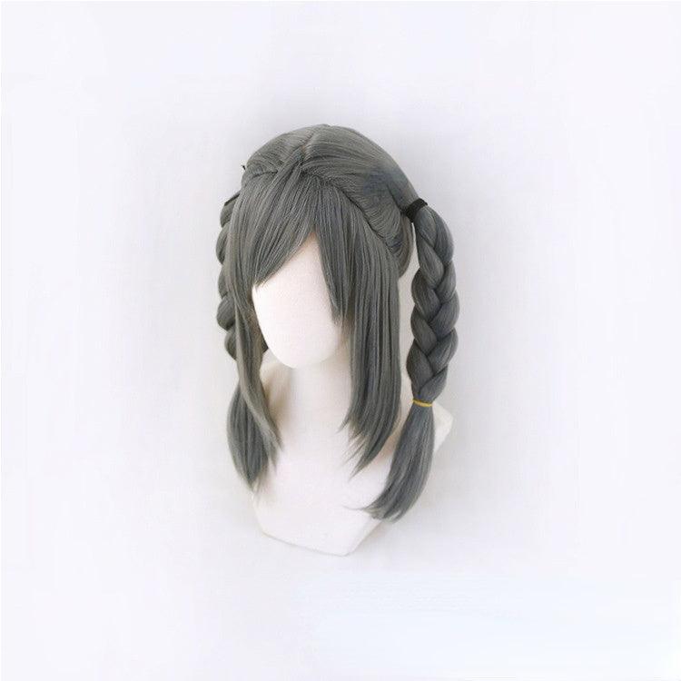 Danganronpa Peko Pekoyama Deep Gray Cosplay Wig