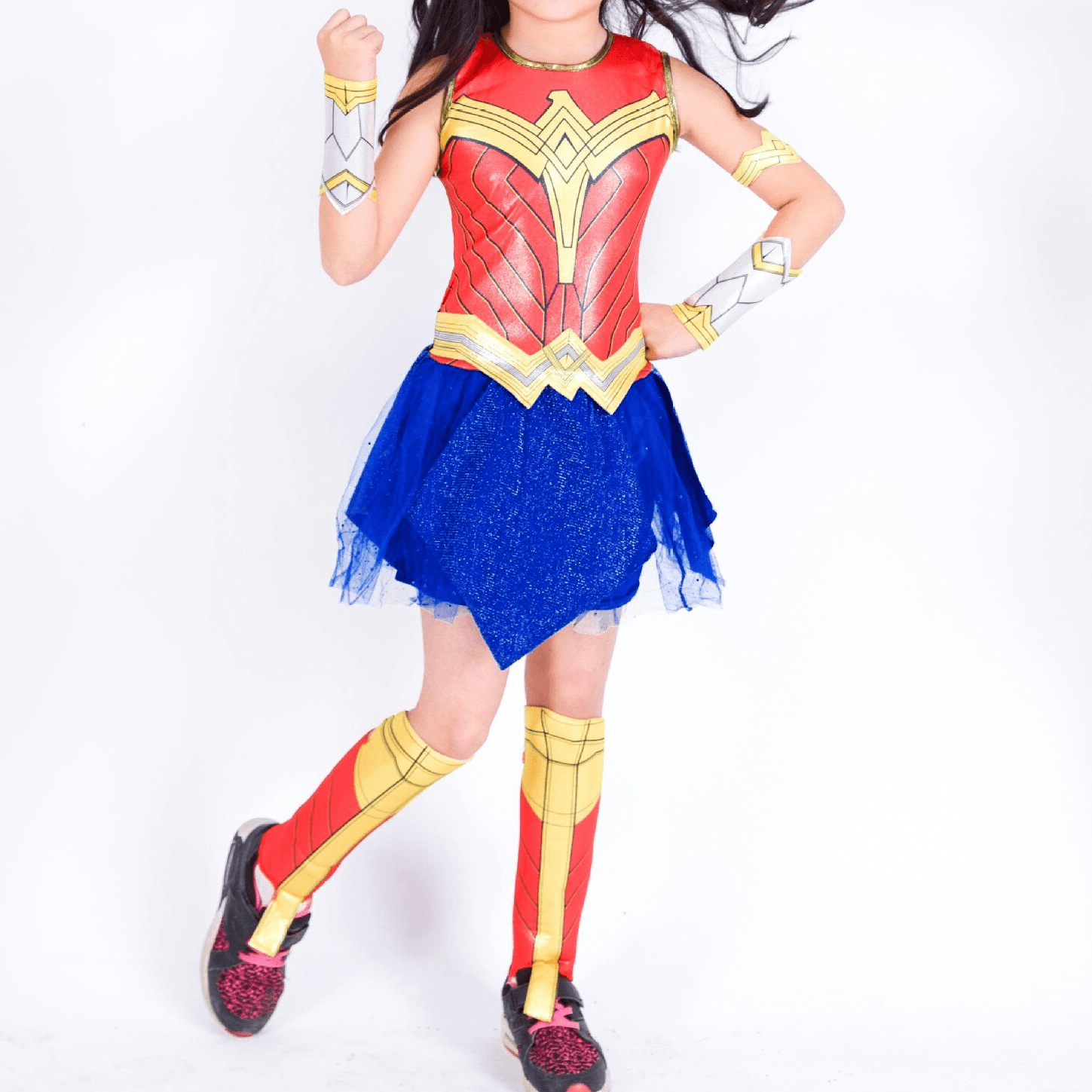 Wonder Women Kids Girls Cosplay Costume Halloween Party Dress Outfit - CrazeCosplay