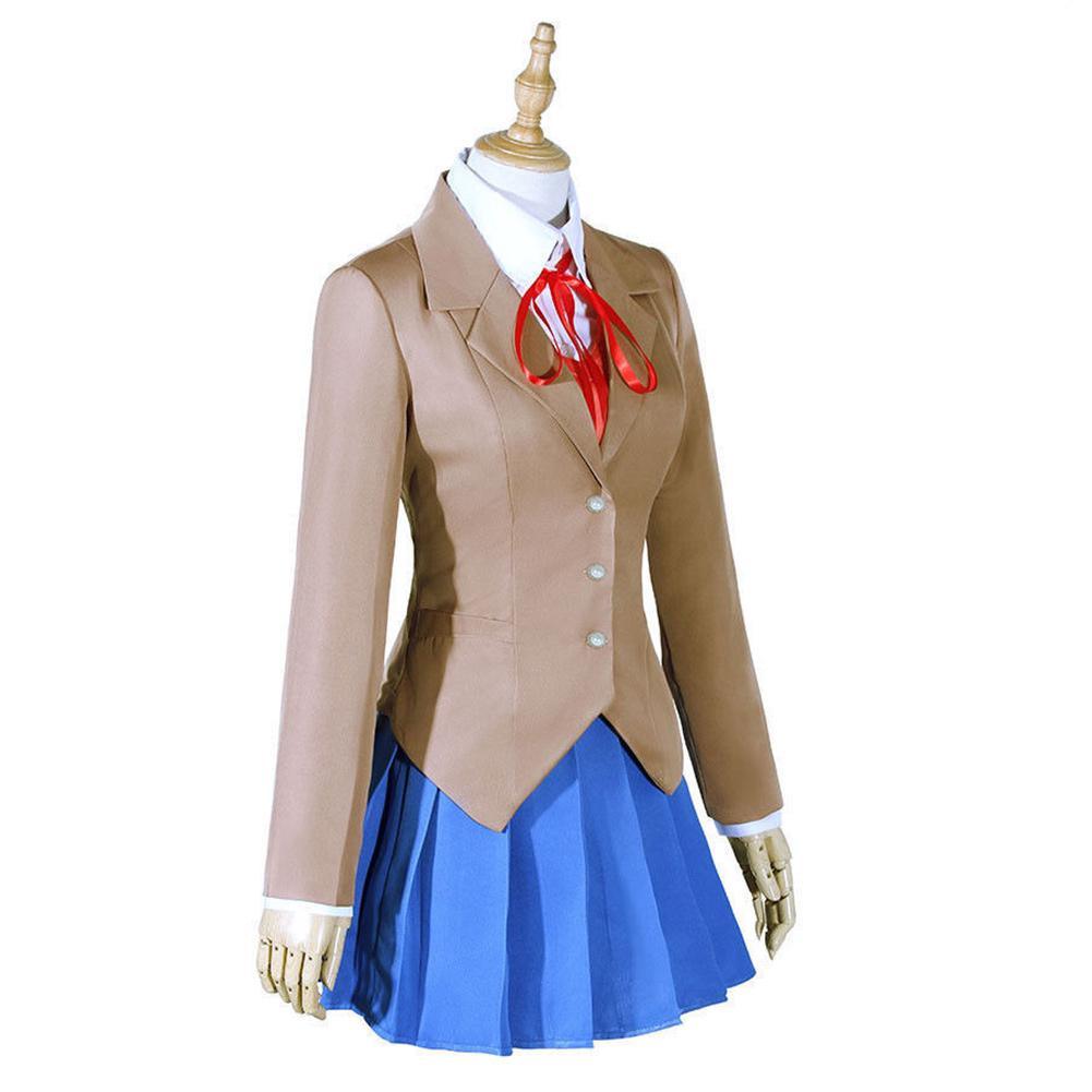 Doki Doki Literature Club Monika Outfits Halloween Carnival Suit Cosplay Costume - CrazeCosplay