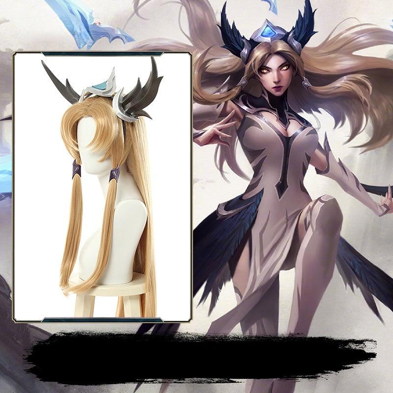 League of Legends LoL Irelia Golden Cosplay Wig