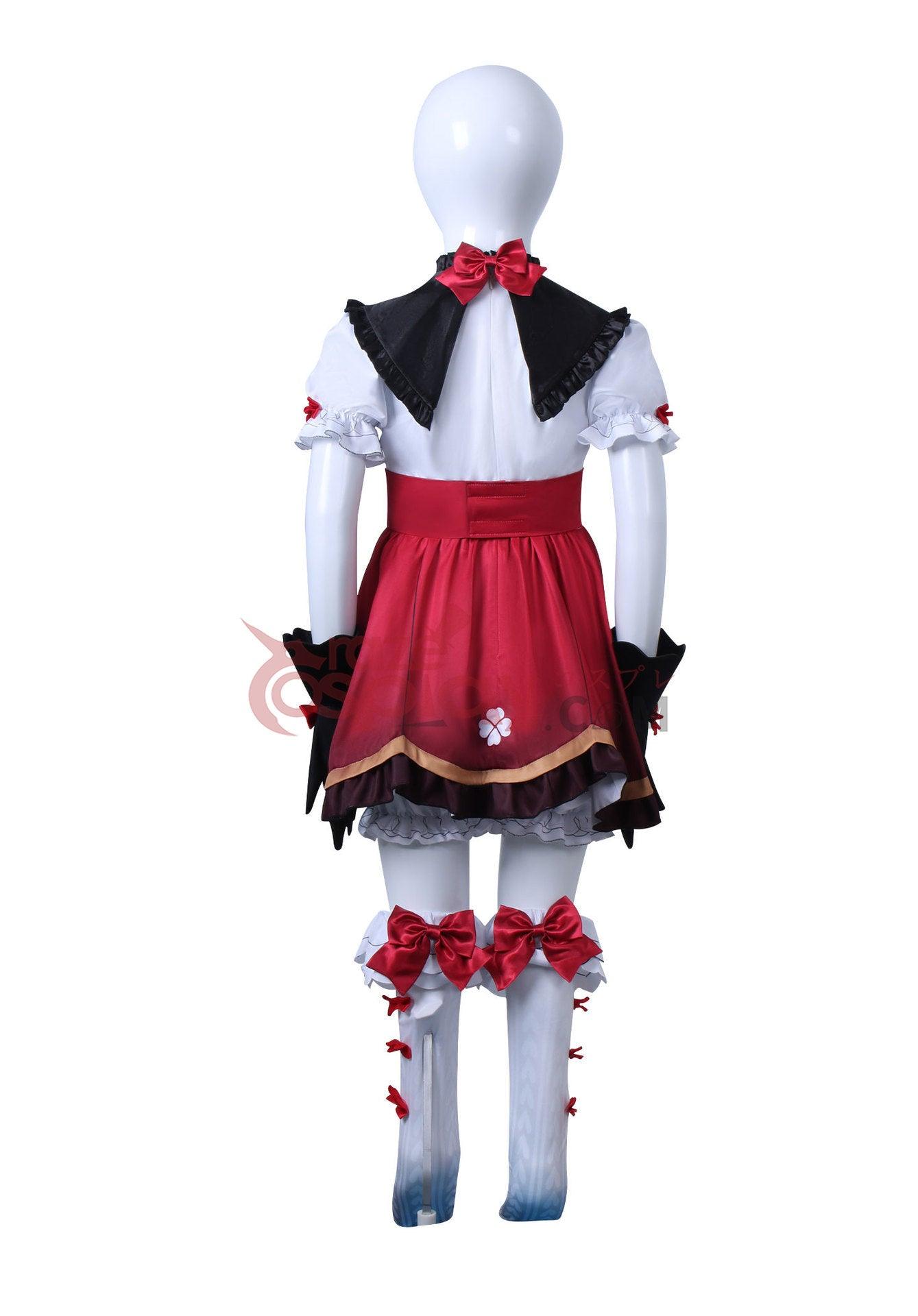 Genshin Impact Klee Witch Dress Halloween Cosplay Costume for Kids