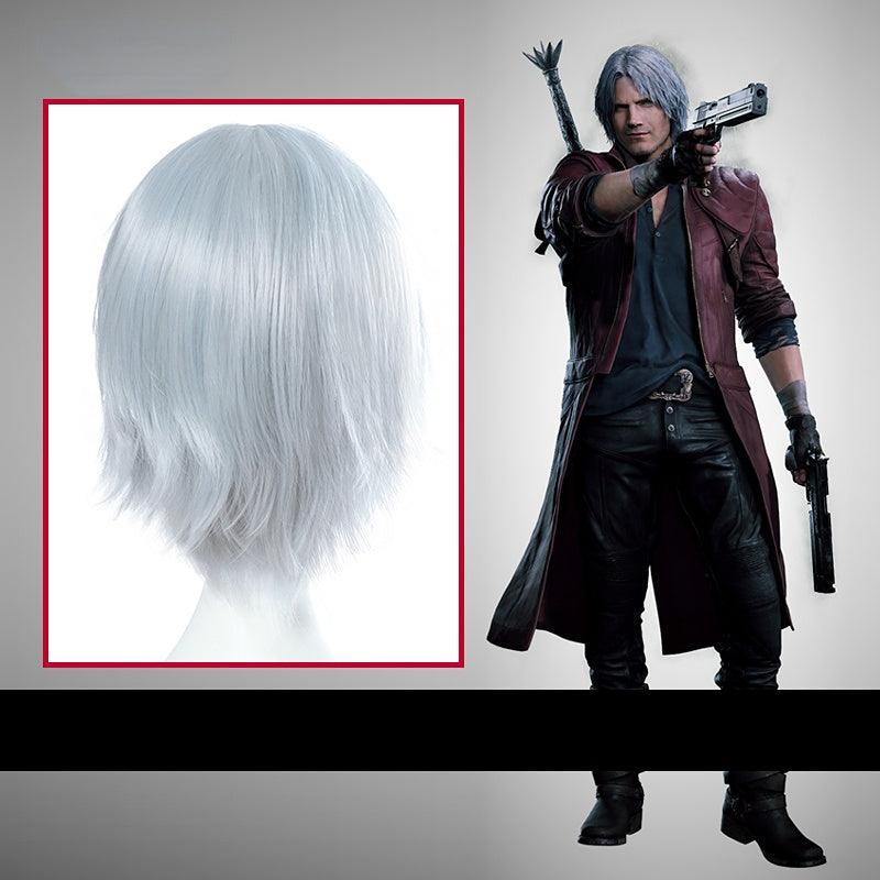 Devil May Cry Dante White Cosplay Wig