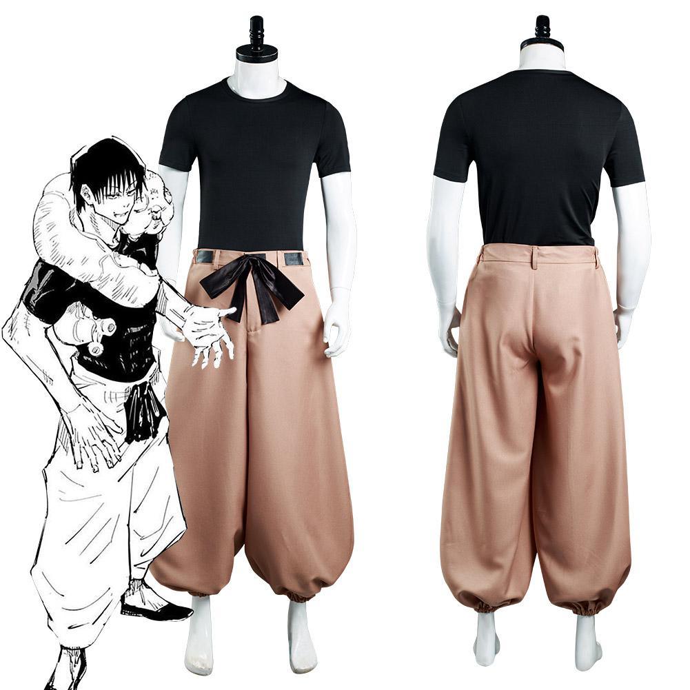 Anime Jujutsu Kaisen Touji Fushiguro Top Pants Outfits Cosplay Costume - CrazeCosplay