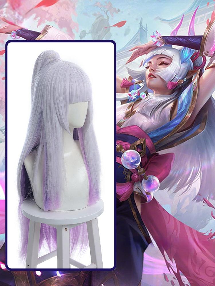 League of Legends Syndra The Dark Sovereign White Cosplay Wig