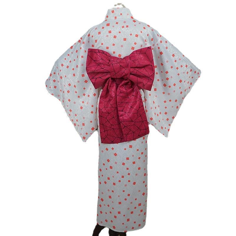 Demon Slayer Kimetsu No Yaiba Daki Cosplay Costume Kimono Wafuku - CrazeCosplay